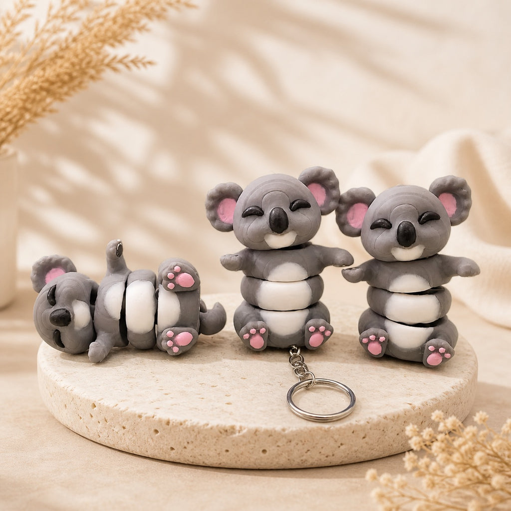 Charlie el Koala – Figura Articulada / Llavero Coleccionable